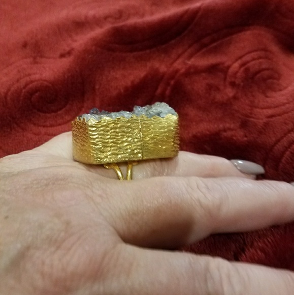 Farmer's Market ~ Amethyst Drusy Ring - Picture 4 of 7